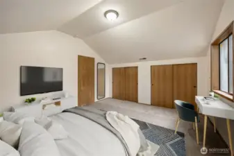 Bedroom 3- Upstairs *Digitally Staged