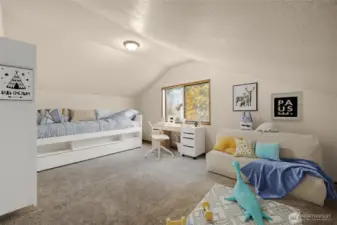 Bonus Room- Upstairs *Digitally Staged