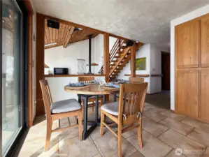 Dining room with views