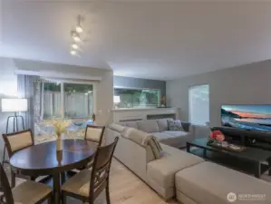 Plenty of windows allowing natural light