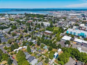 Just steps to local parks and close to the waterfront and downtown Tacoma. Enjoy the farmers market, street fairs and more, all close by!