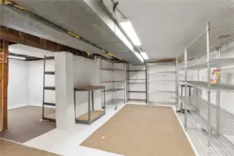Huge basement so great for storage.