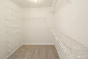 Huge Walk-in Closet in Primary Suite