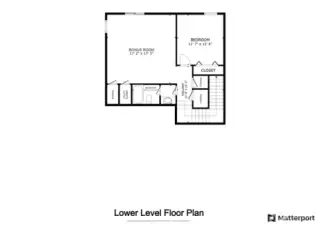 Lower Level Floor Plan