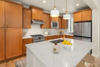 Large Kitchen Island with Seating