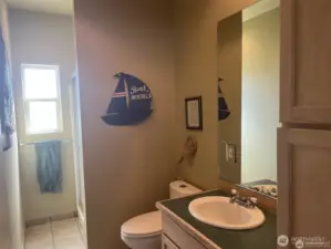 3/4 bath on the main floor