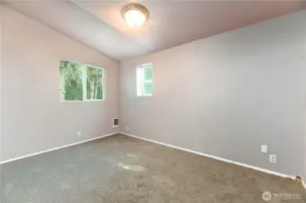 Bedroom in damaged home~
