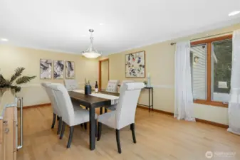 Perfect spot for everyday meals or entertaining