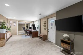 Lower level entry