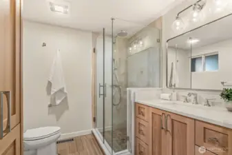 BRAND new primary bath, EVERYTHING IS NEW.