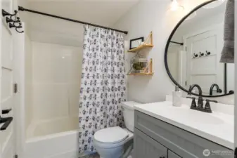 Full hall bath on main level
