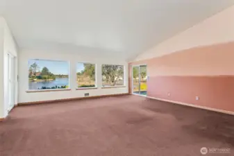 Your instantly greeted with panoramic water views