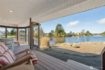 Views everywhere your head turns from the back deck