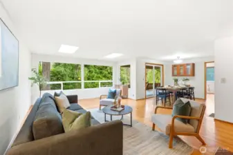 Abundant natural light fills the spacious, well-designed floor plan featuring generous living and dining areas ideal for everyday living and entertaining.