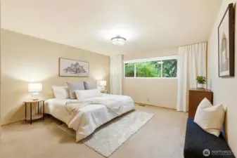 Primary bedroom on the main level