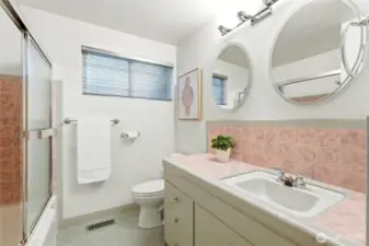 Full bath on the main level