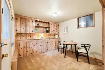 Game room or office on the lower level