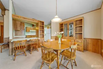 Built in shelves are so convenient and a great place to display your special belongings.