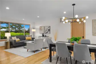 Family Rm and Dining Rm