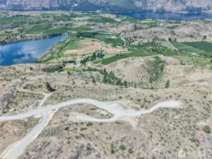 View of all three North Columbia Properties