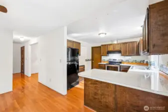 Kitchen from family room
