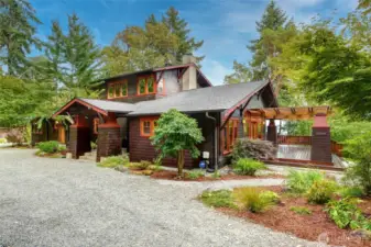 Beautiful from every angle. Thoughtful craftsman details inside and out.