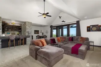 Upstairs great room