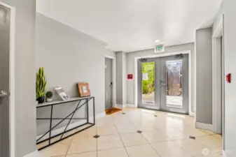 Secure entrance
