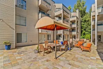 Community patio area