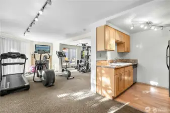 Community workout room