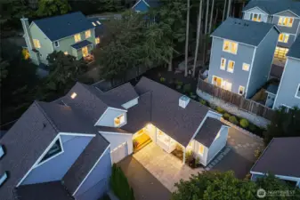 This gem of a cottage is tucked at the back of a six home enclave off of Madison Avenue. The six homes are in an HOA, but the dues are a low $130 month.