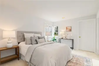 Terrific light and space in this bedroom.