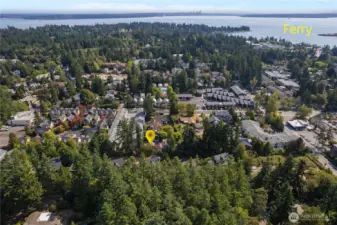 A rare quiet location within walking distance to the ferry.