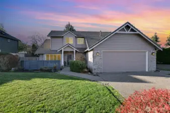 Stunning Harbour Pointe gem with a Main floor Primary Suite & private walk-out yard.