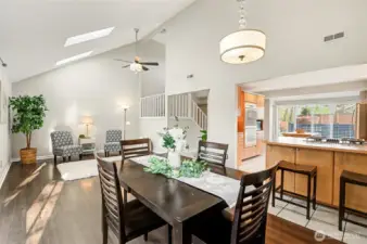 Warm and inviting floor plan.