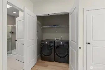 Top of the line washer & dryer that come with the unit.