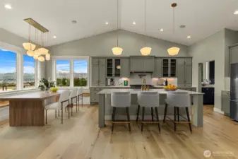 Beautiful Built in Bench Style Dinging to Host large Groups