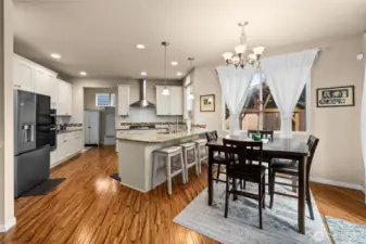 Kitchen with eating space