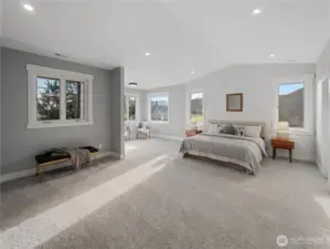 Massive primary bedroom.