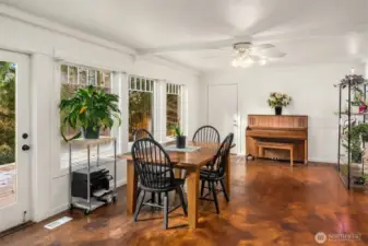 Expansive 2nd Dining Room w Natural Light Streaming Through