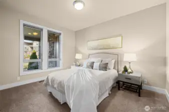 Bedroom #3 located on the main floor.