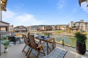 Enjoy the views from this expanded outdoor living space!
