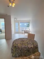 Dining Area with Bar to Kitchen.