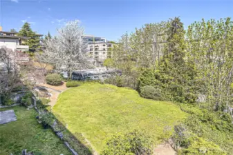 Looking Northeast from unit.