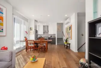 The Second floor living spaces are designed to allow personal interpretation for placement of your favorite furniture. Dimensional 7.5" wide brushed oak flooring sets the mark for quality finishes throughout the home.