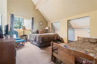 Upstairs bedrooms are equal in size and layout, each offering excellent natural light.