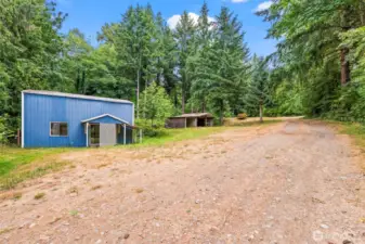 Pole building cabin. Live in it as a vacation property or while you build your dream home!