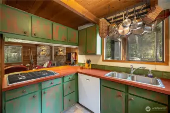 The kitchen also connects well to the great room for easy entertaining