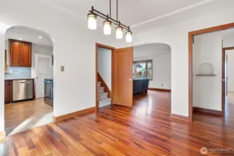 Separate Dining Room can accommodate a large gathering.