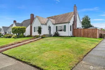 Oversize corner lot in a "go for a walk" setting.